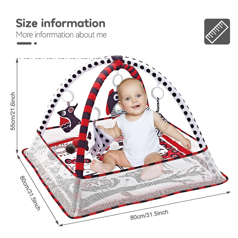 Baby Early Education Toys Mat Infant Fitness Gym Activity Center Play Mat Cognitive Development Puzzle Newborn Toys Ideal Gift