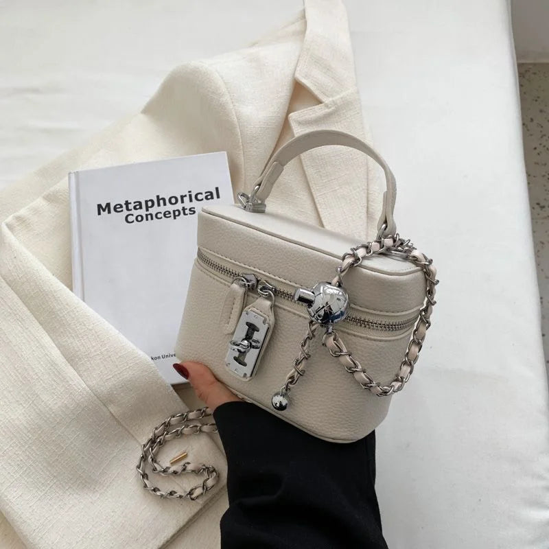 Fashionable Chain Strap  Square Bag for Women Summer New Style Handbag High Quality Crossbody Bag Stylish Trendy Small Bag