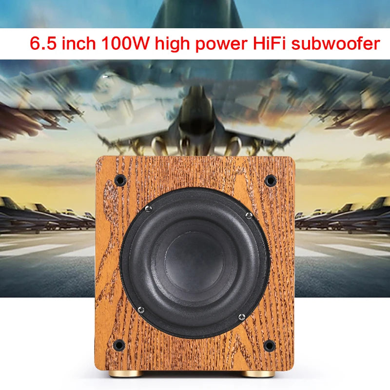 6.5 Inch Passive Subwoofer 100W High Power Sound Box HiFi Audio Speaker Large Magnetic Durable Loudspeakers For Home Theater DJs