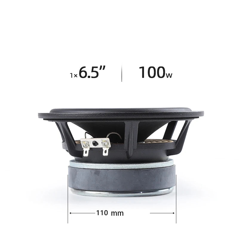 6.5 Inch Passive Subwoofer 100W High Power Sound Box HiFi Audio Speaker Large Magnetic Durable Loudspeakers For Home Theater DJs