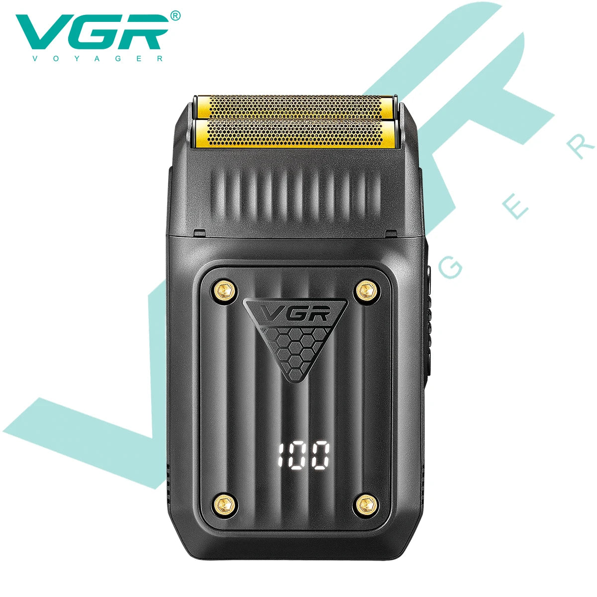 VGR V-363 Convenient Shaver Mini Body Men's Shaver Home Reciprocating Blade Shaver LED Digital High Endurance Whitening Device