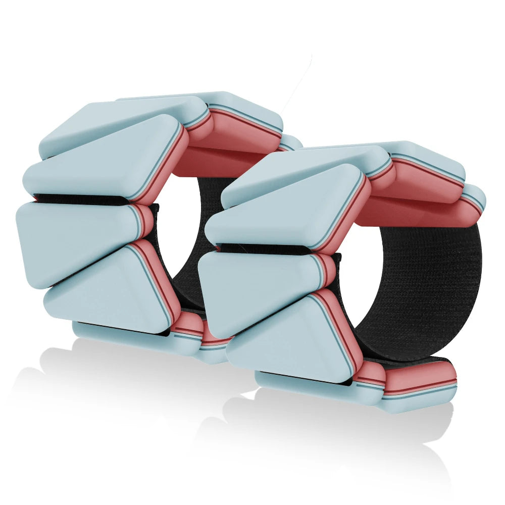 1000g Wrist Weights for Women Men Adjustable Arm & Leg Weight Wearable Weighted Bracelet for Yoga Running Cardio Gym Workouts