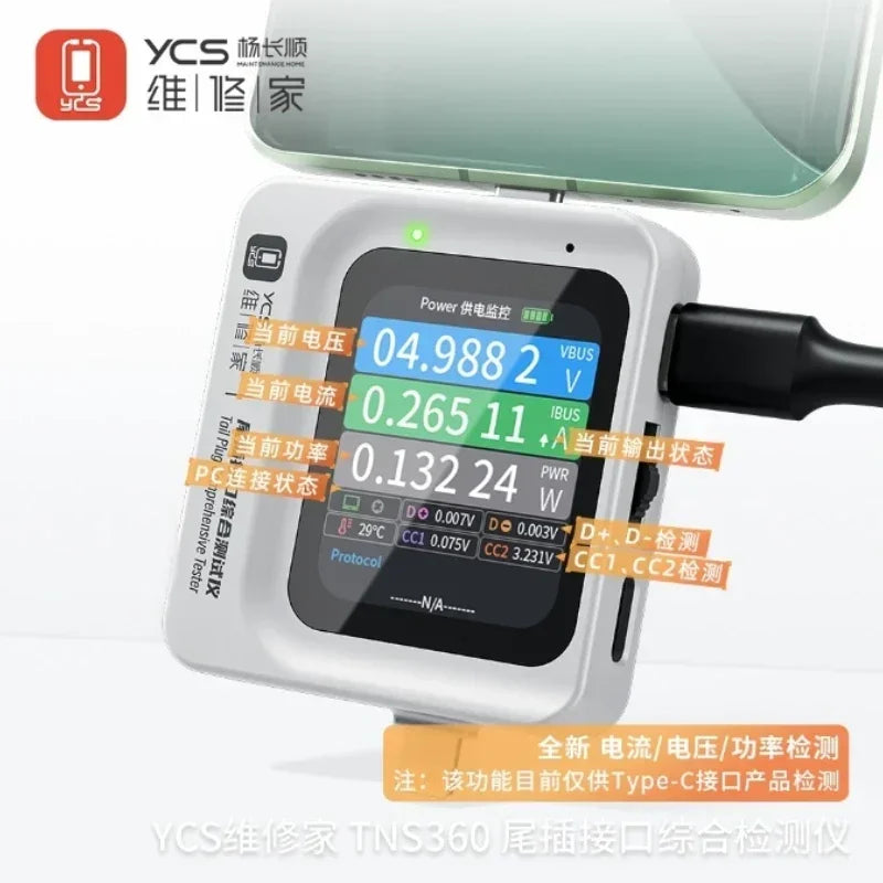 Détecteur 3-en-1 Prise Téléphone iOS USB-C Jack
