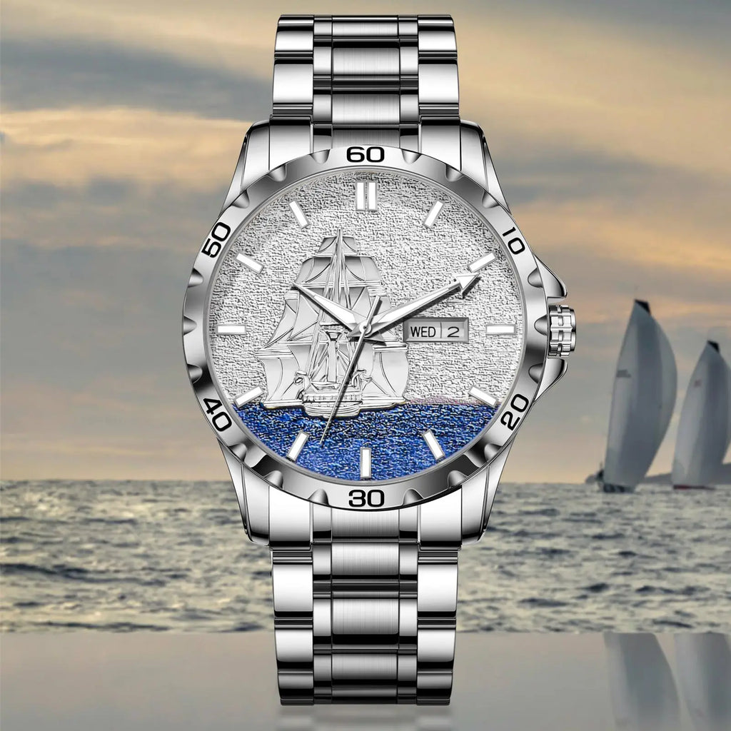 Glenaw Sailing Series Top Brand Luxury Men's Watch Fashion Business Fully Automatic Mechanical Waterproof Watch