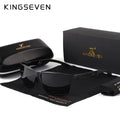 KINGSEVEN Men Polarized Sunglasses Aluminum Magnesium Driving UV400 Glasses Rectangle Shades Eye Protection Luxury Male Eyewear
