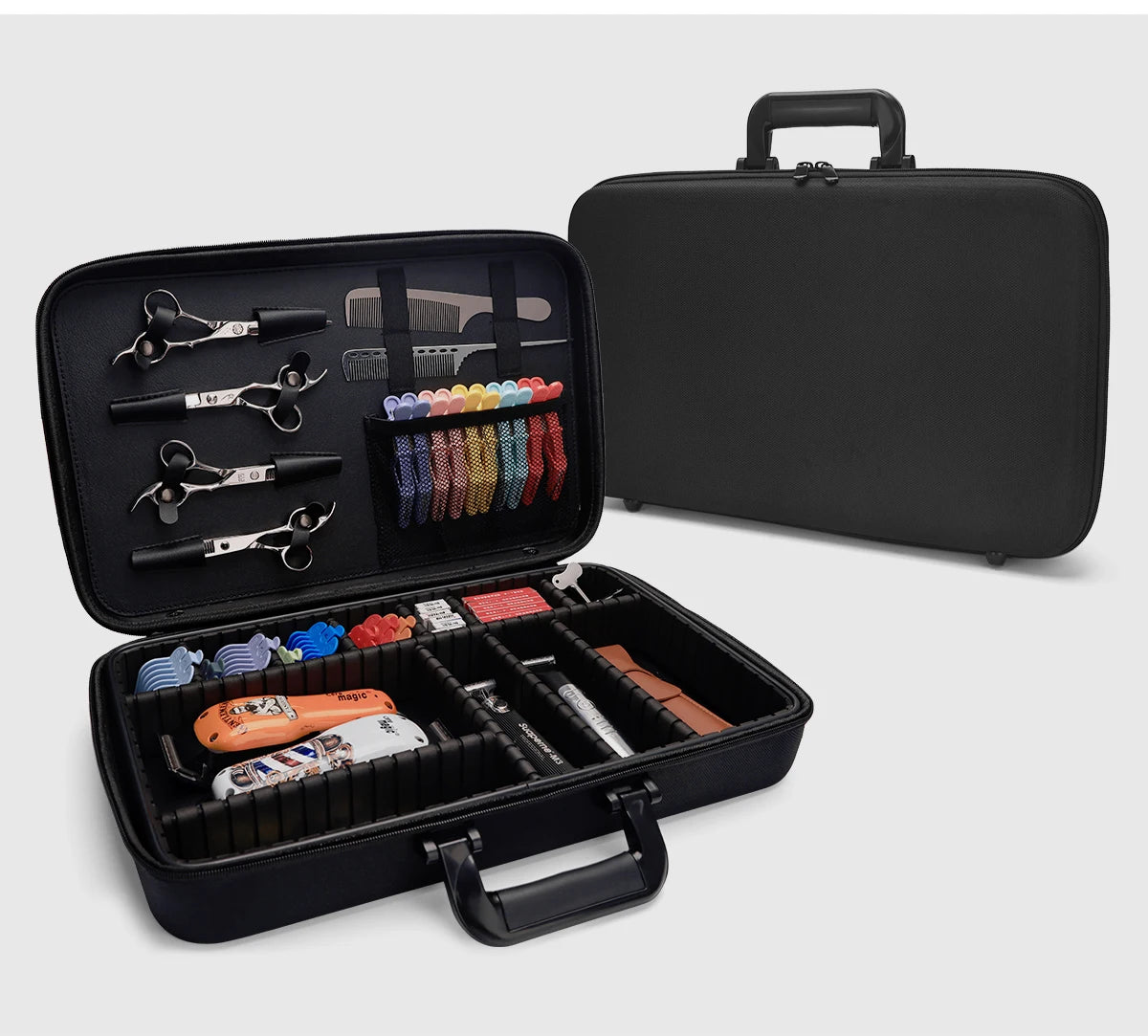 Electric Clipper Bag Barber Tool Storage Case Travel Shaver Organizer Beard Trimmer Box Salon Hairdressing Carrying Case