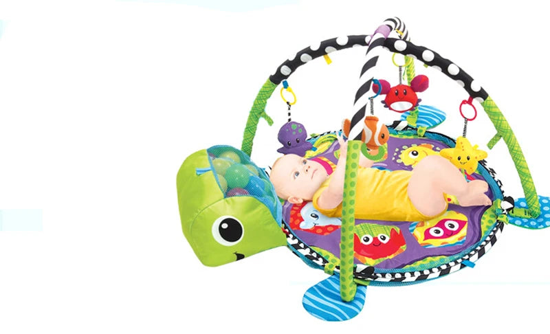 Baby Fitness Frame Crawling Blanket Multifunctional Fence Crawling Mat With Cloth Book Infant Rug Enlightenment Toys Game Mat