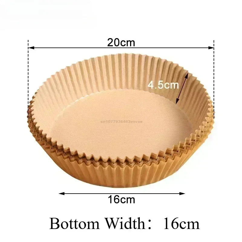 Disposable Baking Paper Hot Air Fryer Paper Airfryer Cooking Baking Reusable Oven Food Waxed Paper Foil Kitchen Tools