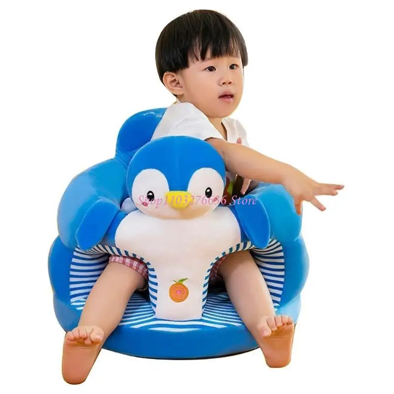 R6FD Baby Learning Sit Sofa Chair Cartoon Toddler Couch for Infants & Toddlers