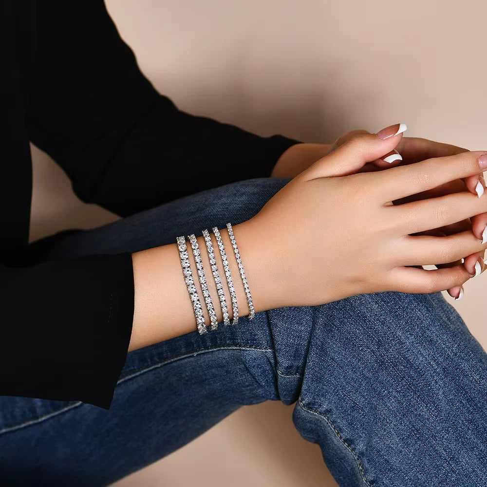 Serenity 10mm D Color Big Moissanite Tennis Bracelet for Women Men 100% S925 Sterling Silver Hand Chain Plated 18K Bracelet GRA
