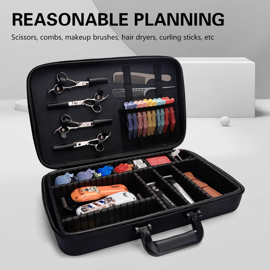 Electric Clipper Bag Barber Tool Storage Case Travel Shaver Organizer Beard Trimmer Box Salon Hairdressing Carrying Case