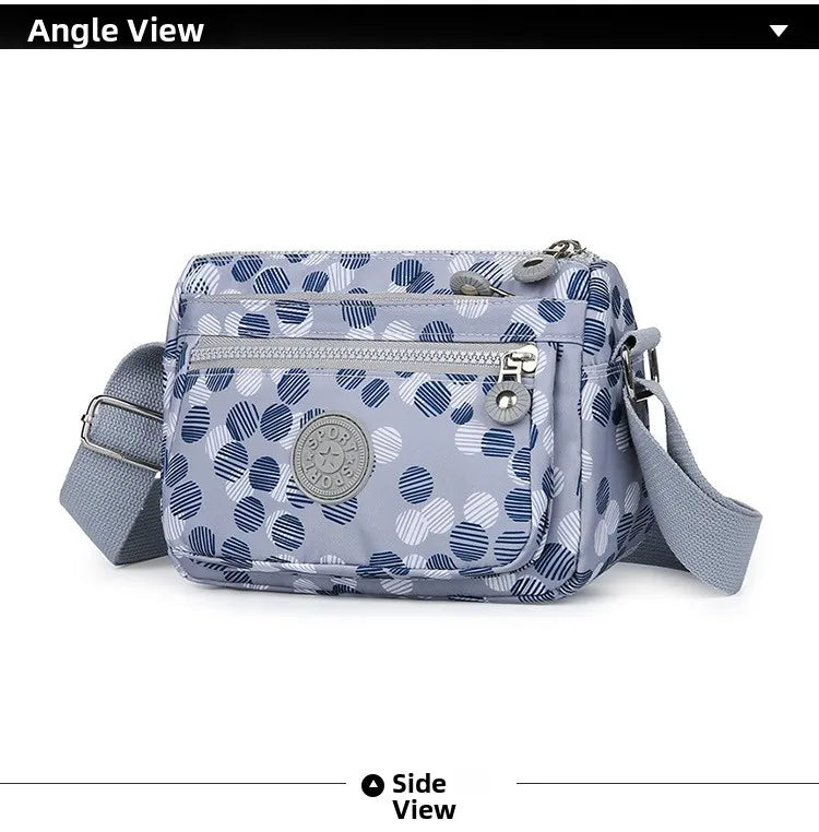 Waterproof Nylon Oxford Cloth Crossbody Bag Women's Single Shoulder Bag Versatile Durable Soft Casual Style Youth Fashion