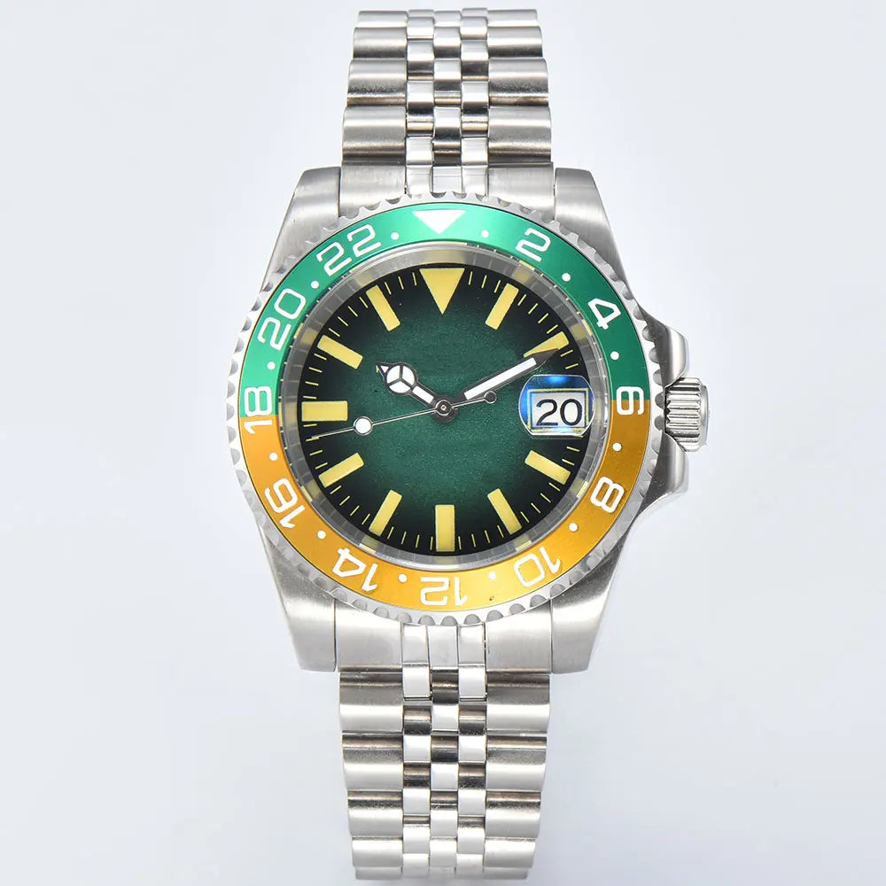 Luxury NH35 Watch 40mm Diver Men's Mechanical Watch Sapphire Glass Automatic Watch NH35 Stainless Steel Watch for men