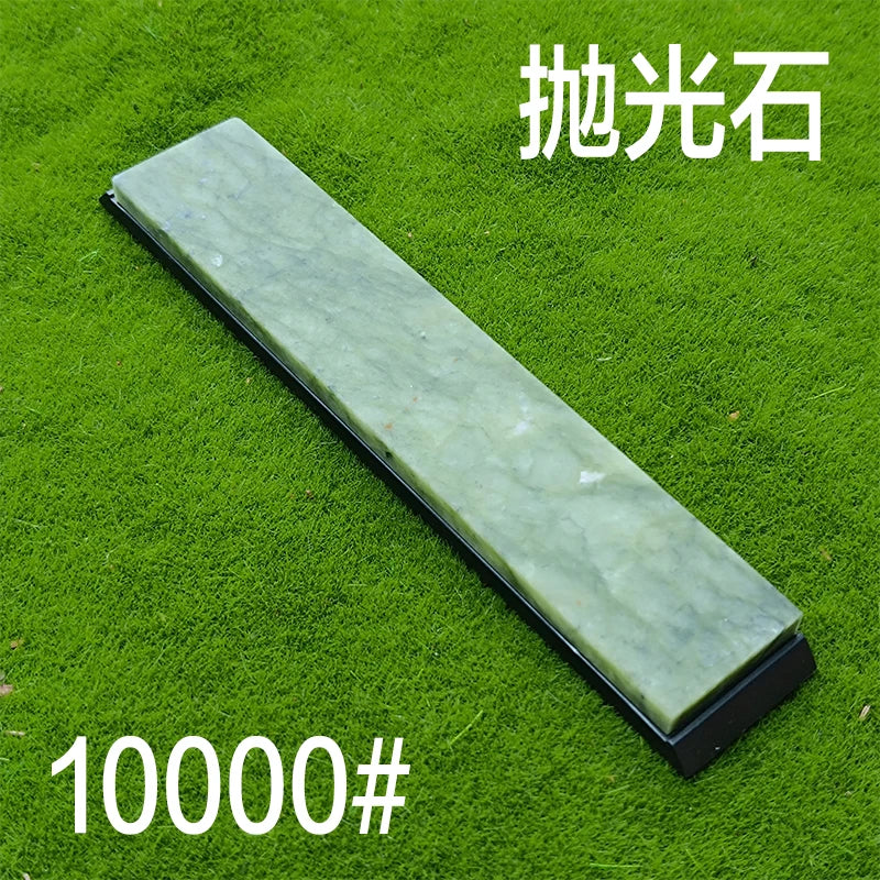 3000-10000 Natural Agate Knife Sharpening Stone Knives Fixed Angle Sharpening Stone Sharpening Stone with Base Kitchen Tools