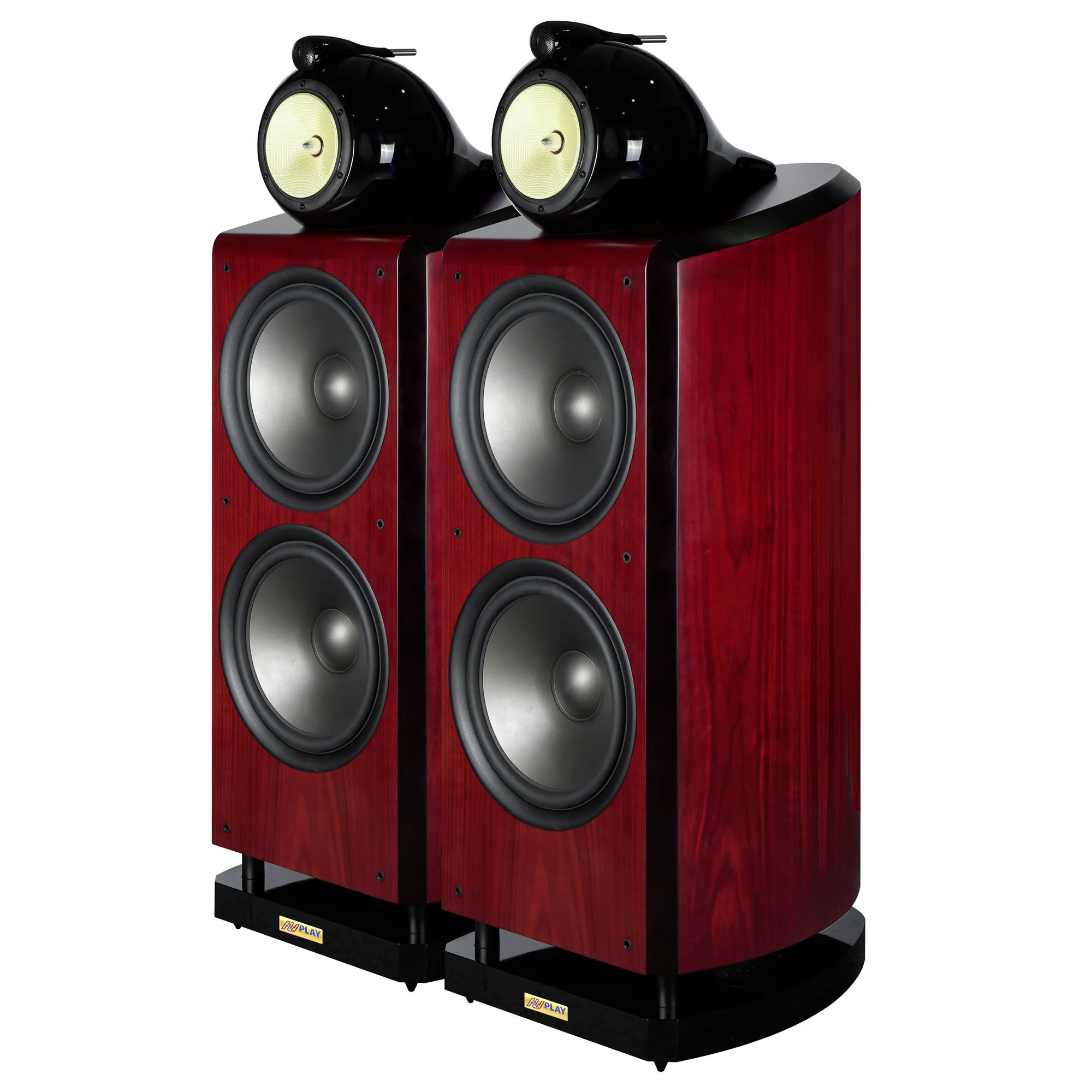 New Version AVplay M212-BF 3-Way Dual 12-Inch Woofer HiFi Loudspeaker Sensitivity 89dB 100-500W /4ohm Horn midrange Speakers