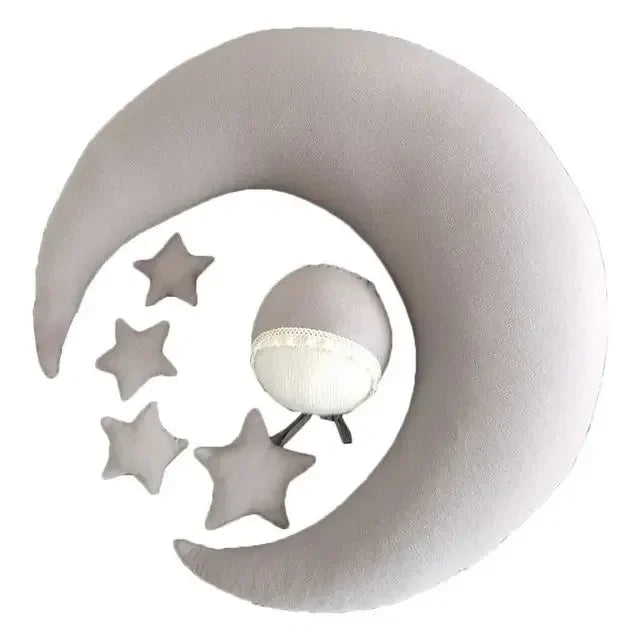 Baby Photography Props Newborn Posing Pillow Cute Baby Hat Colorful Beans Moon Stars Photo Shooting Set For Infant Newborn Gift