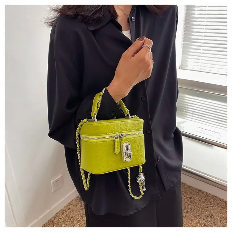 Fashionable Chain Strap  Square Bag for Women Summer New Style Handbag High Quality Crossbody Bag Stylish Trendy Small Bag