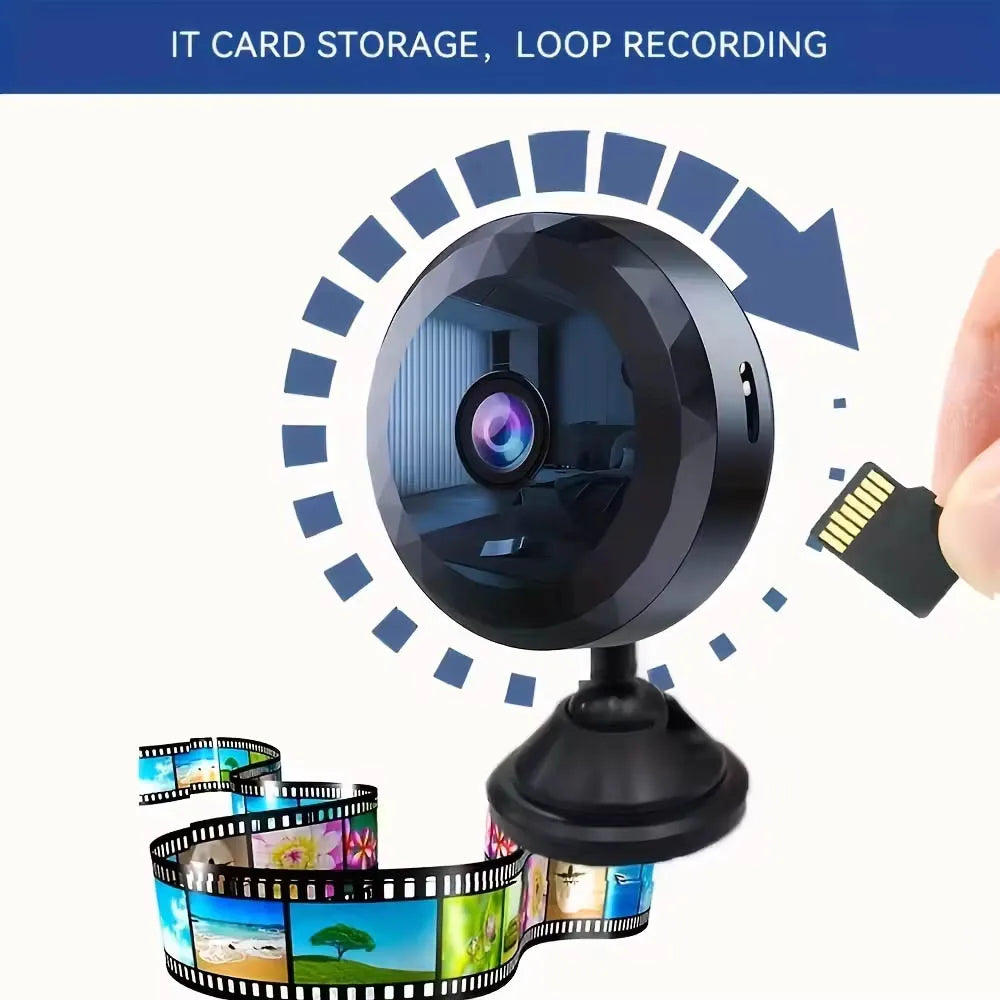 Baby Monitor 1080P HD Mini WiFi Camera Indoor Safety Security Surveillance Camcorder IP Cam Audio Video Recorder