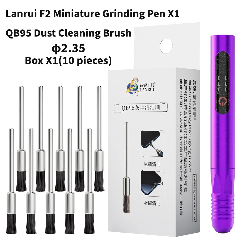 LANRUI QB95 Dust Cleaning Sticks 10PCS for Mobile Phone Repair Motherboard IC Pads Earpiece Speaker Cleaning Dust Removal Tool