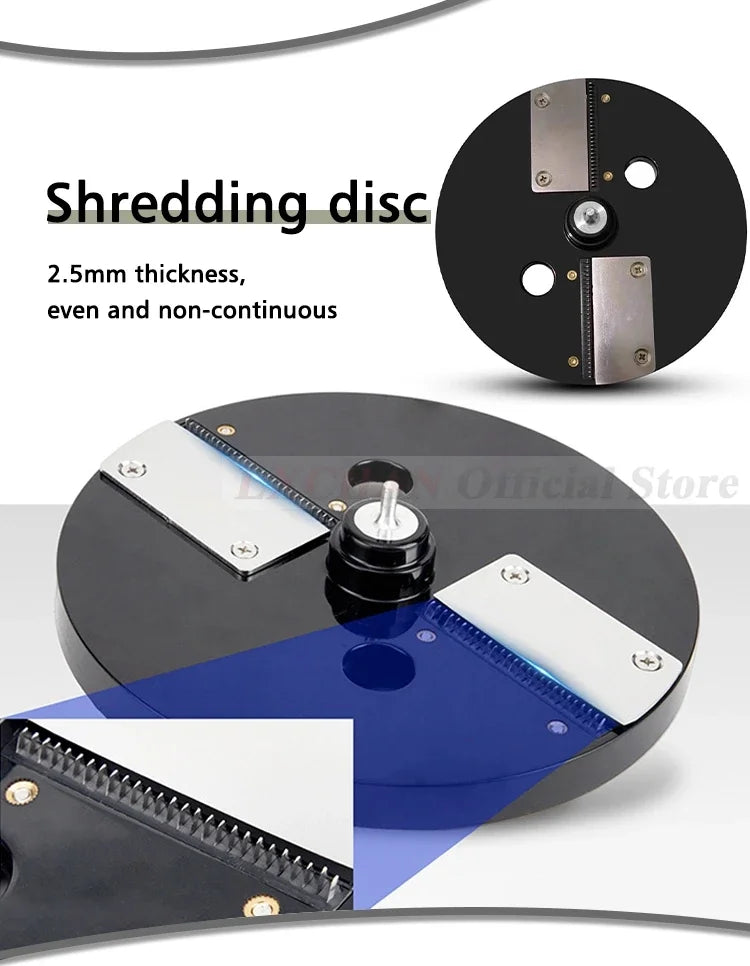 HomeWise K8600 Vegetable Cutter Blade Accessories for Electric Vegetable Cube Cutting Machine Fruit Slicer Cutting Strip Dice