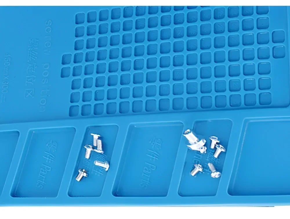 Durable ESD Silicon Soldering Mat Heat-Resistant Work Pad for Hot Air Gun Soldering Iron Station Repair Thermal Insulation Pad