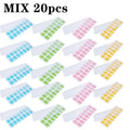 Silicone Ice Cube Mold Trays Reusable Ice Tray with Lid 14 Cube Easy Release Whiskey Cocktail Freezer Container