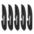 5Pcs Folding Beard Comb for Men Portable Pocket Mustache Grooming Tool Small Compact Fine Toothed Styling Comb for Hair Beard