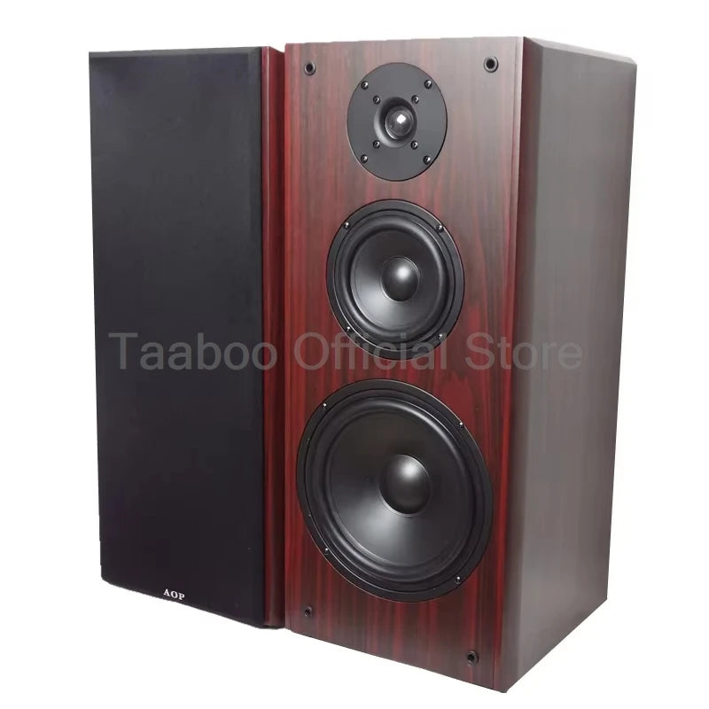 130W-300W Bookshelf Speaker 8 Inch Three-Way Passive Sound Box 8ohm Wooden Loud Speakers HiFi Front Audio For Home Theater DJ