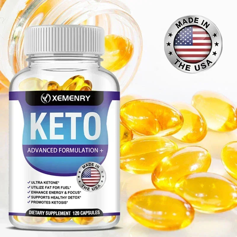 Keto Capsules - Weight & Fat Management, Burn Belly Fat, Detoxification, Digestion, Immunity