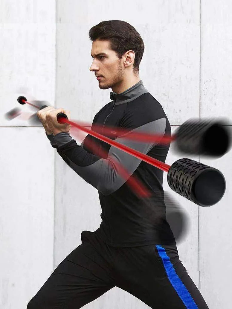 Multi-Function Training Stick Lose Weight Muscle Training Tremor Rod Gym Fitness Exercise Equipment Detachable Elastic Rod Stick