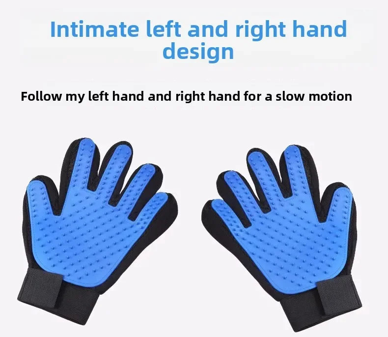 Pet Hair Glove Comb Pet Dog Cat Grooming Cleaning Glove Deshedding Hair remover Massage Brush Animal Supplies Cat Accessoies