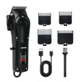 Tondeuse à Cheveux Rechargeable pour Hommes — Kit Professionnel Barbe & Cheveux, Charge USB Rapide