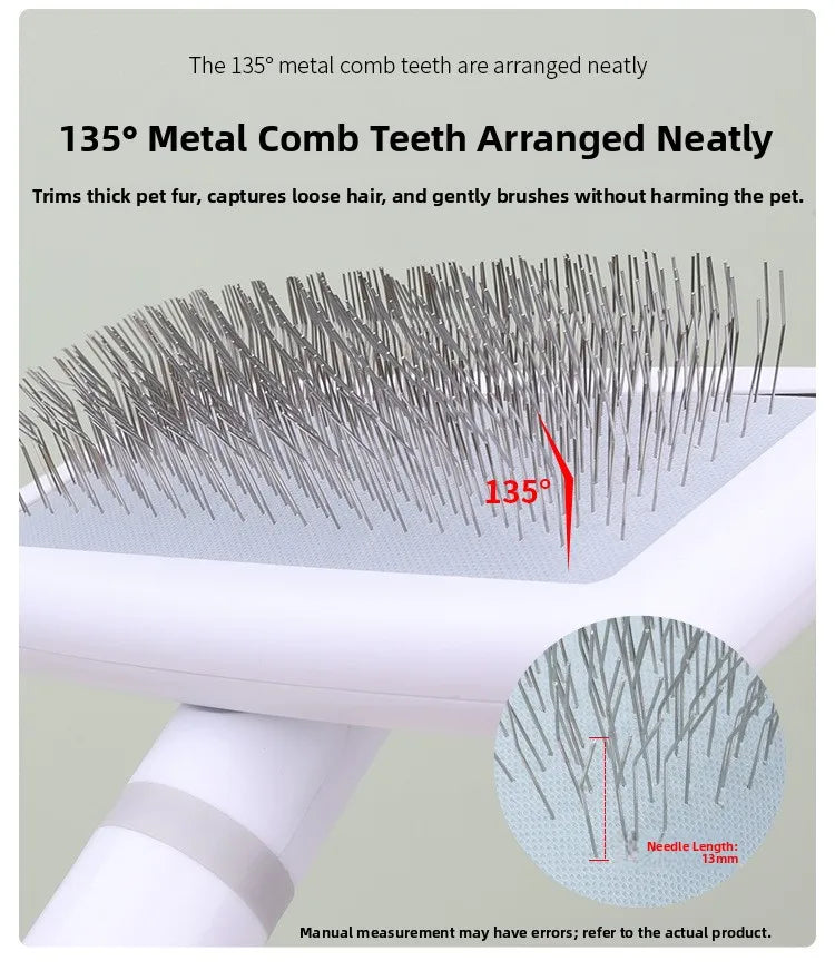 Pet Grooming Comb Dog And Cat Brush for Beauty And Thickening Hair Plastic Pet Supplies Universal for All Pets