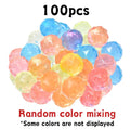 10/15/50/100pcs 25mm Rubber Bouncing Pet Toy Ball High Elasticity Mixing Colors Sparkling Birthday Party Game Prizes YMY