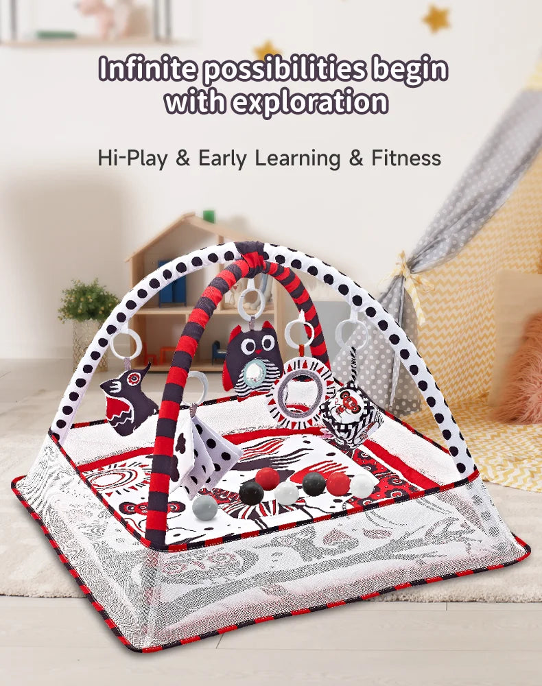 Baby Early Education Toys Mat Infant Fitness Gym Activity Center Play Mat Cognitive Development Puzzle Newborn Toys Ideal Gift
