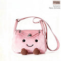 Cute Plush Pillow Crossbody Bag Women's Fashionable Versatile Doll Design Autumn Winter New Style Handbag Youthful Lock Buckle