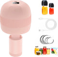 Electric Automatic Kitchen Mini Mason Jar Vacuum Sealer Kit - Pump Machine with Lids Food Preservation Jar Sealer Set