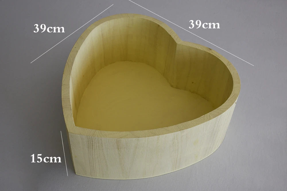 Baby Props Newborn Photography Accessories Vintage Wooden Basket Studios Shoot Props Wood Bucket Infant Photo Shooting Sofa Bed