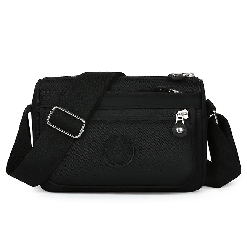 Waterproof Nylon Oxford Cloth Crossbody Bag Women's Single Shoulder Bag Versatile Durable Soft Casual Style Youth Fashion