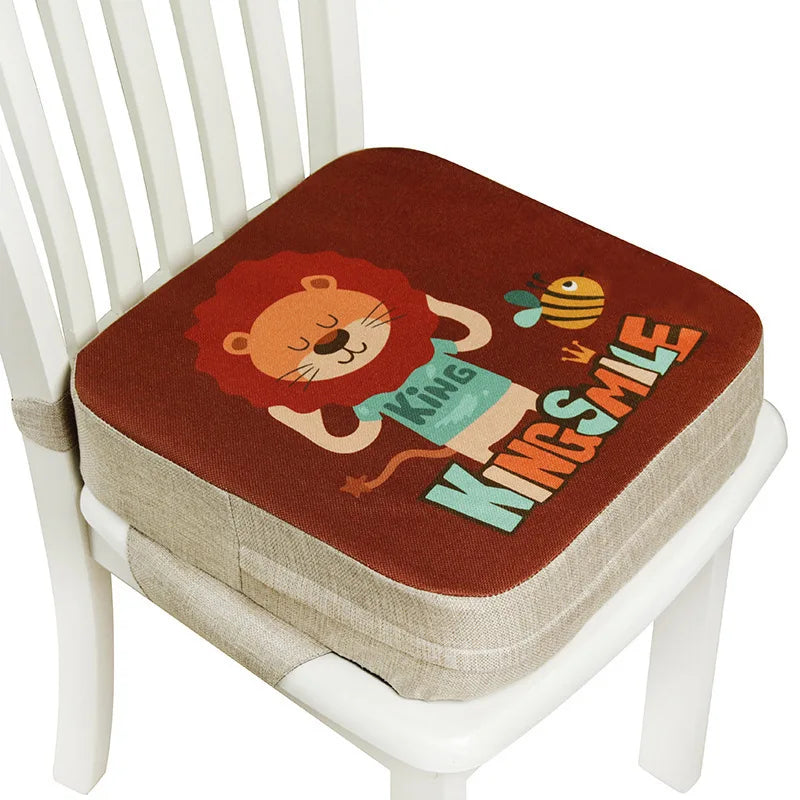 Cartoon Children Booster Seats Cushion Portable Baby Seat Cushion Increased Dining Chair Pad Toddlers Highchair
