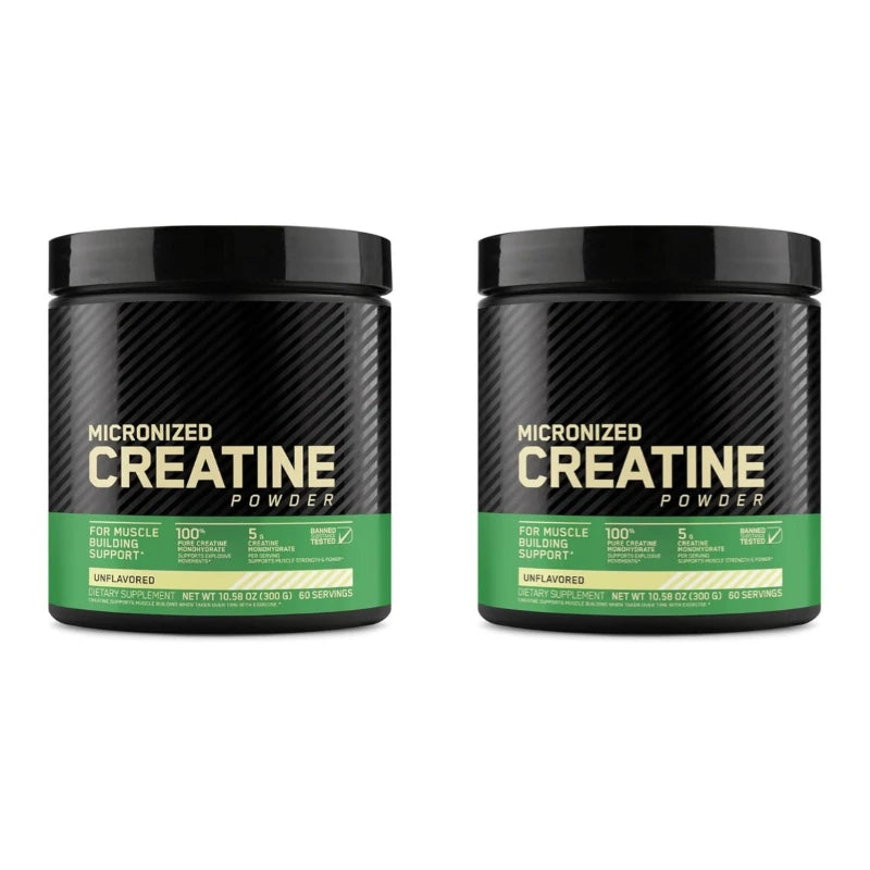 Micronized Creatine Monohydrate Powder Support Strength and Muscle Performance Unflavored 60 Servings 300 Grams