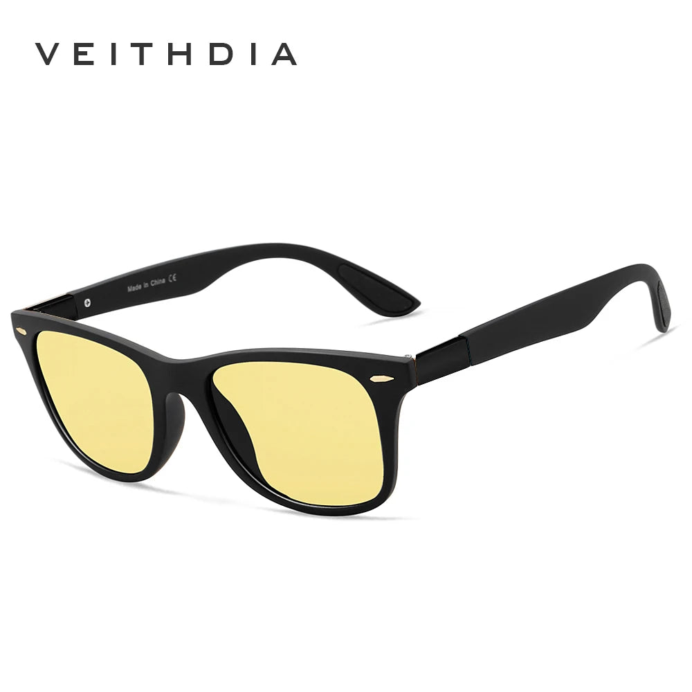 VEITHDIA Sunglasses Gradient Photochromic Unisex Polarized Mirror Lens Vintage Day Night Dual Sun Glasses For Men Women 7029