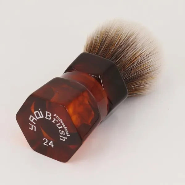 YAQI 24mm Moka Express Synthetic Hair Barbe Mens Shaving Brush