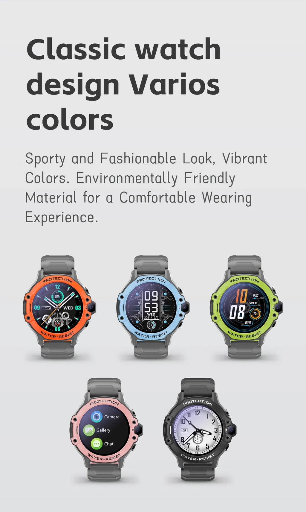 VALDUS 2025 New VK55 4G Children Smartwatch SOS Emergency Call GPS Electronic Fence 0.3 Mpix Camera SIM Card Children Smartwatch