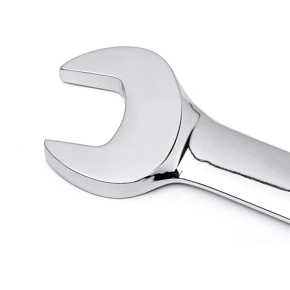 Ratcheting Wrench Set Metric and Standard 12-Point Box End Combination Spanner Gear Wrench Garage Tool Set,CR-V Full Polished