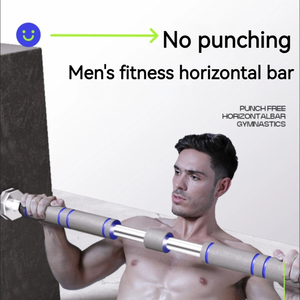 Adjustable Pull Up Bar Horizontal Gym Equipment For Home Strength Training Non-Slip Grip Durable Fitness Bar Men Women