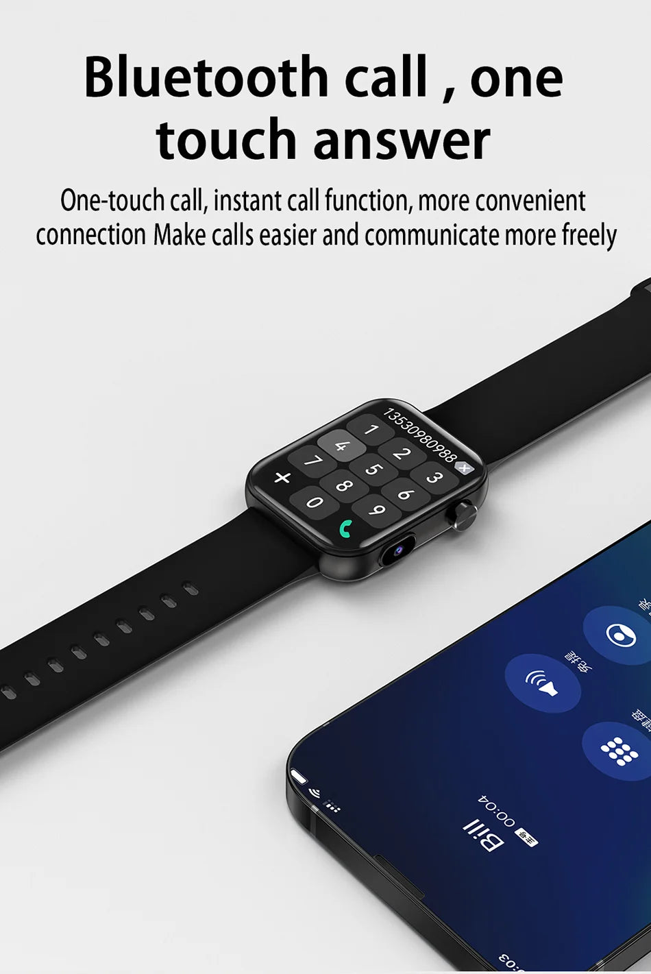 2025 New Smart Watch Women Men HD Camera Record Video Heart Rate 512MB Memory Music Sport Waterproof Bluetooth Call Smartwatch