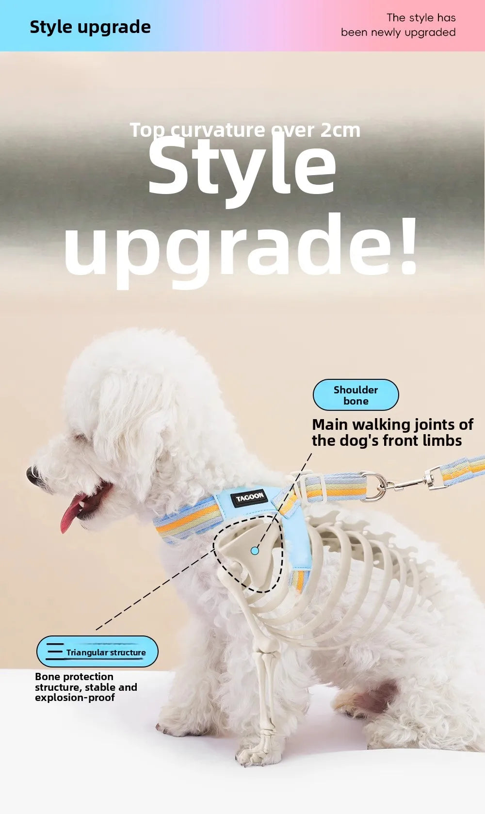 Hakimi Leash Dog Walking Harness Breathable Lightweight No Pulling Neck Collar for Small to Medium Dogs like Shiba Inu And Corgi