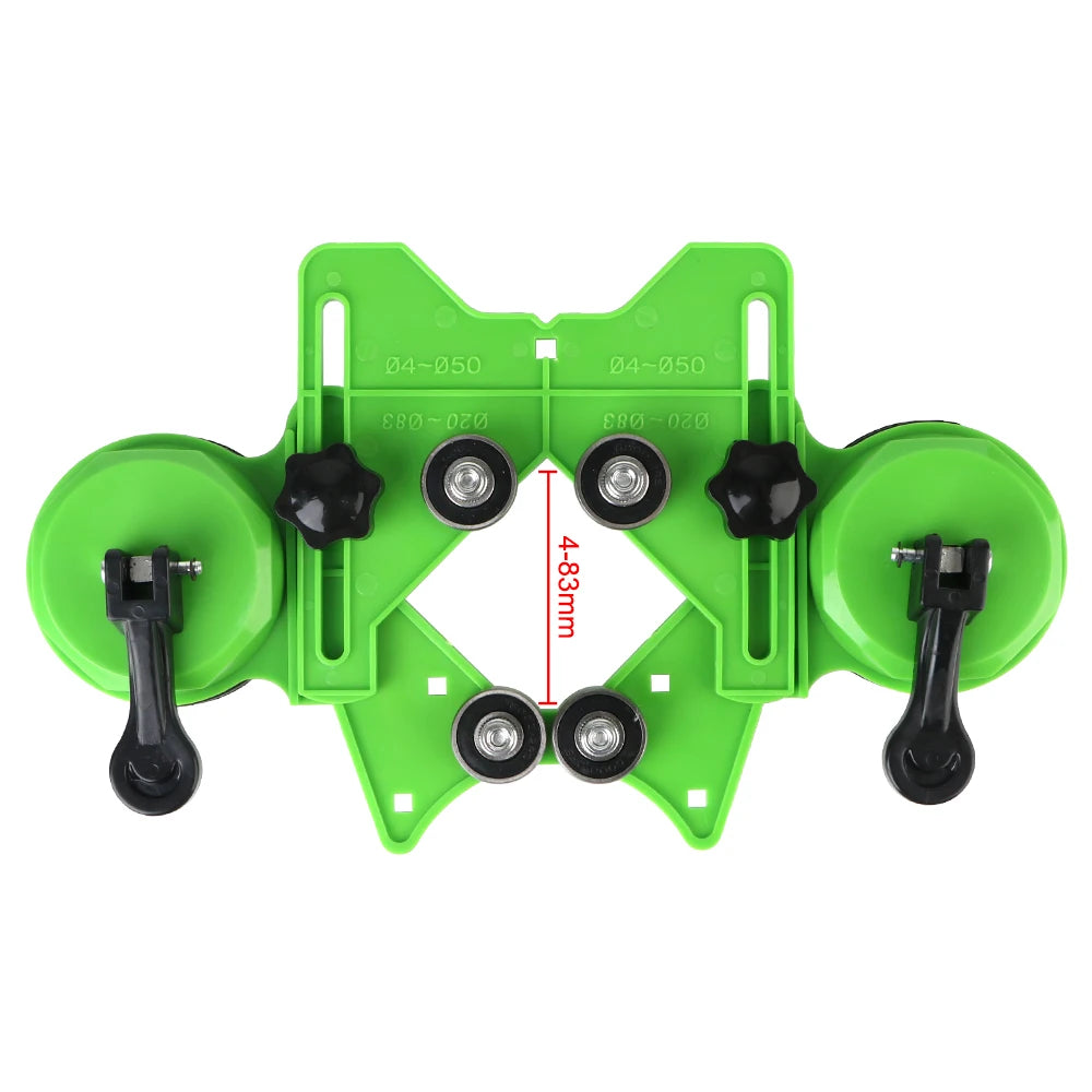 Guide Hole Locator Double Suction Cup Punch Drill Guide Drills Glass Tile Opening Locator 4-83mm Hole Centering Positioning
