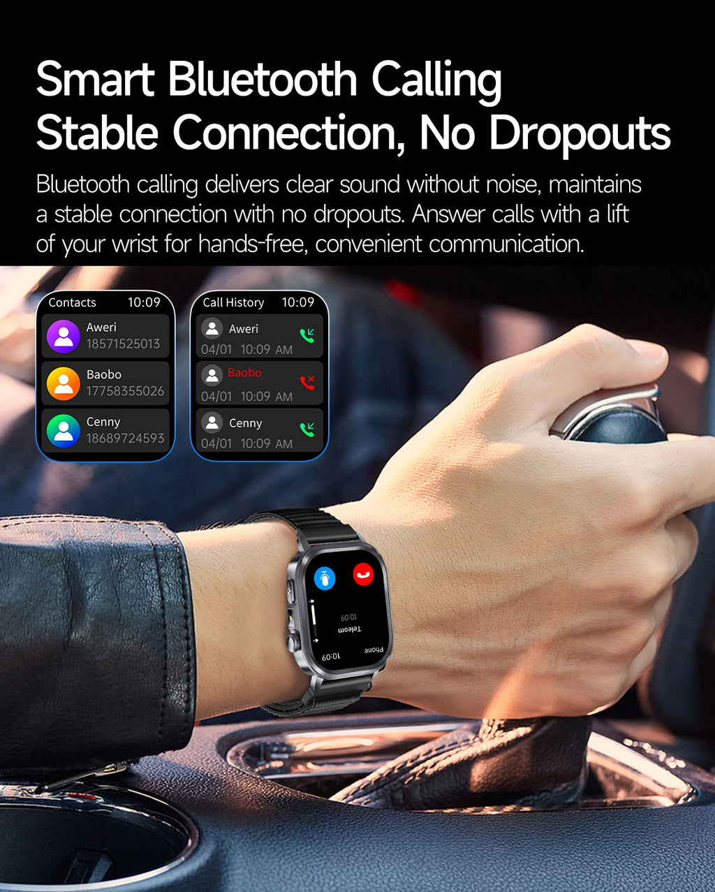 New Accurate Blood Pressure Smart Watch Uric Acid ECG+PPG Blood Oxygen Body Analysis Body Fat LED Flashlight smart watches 2025